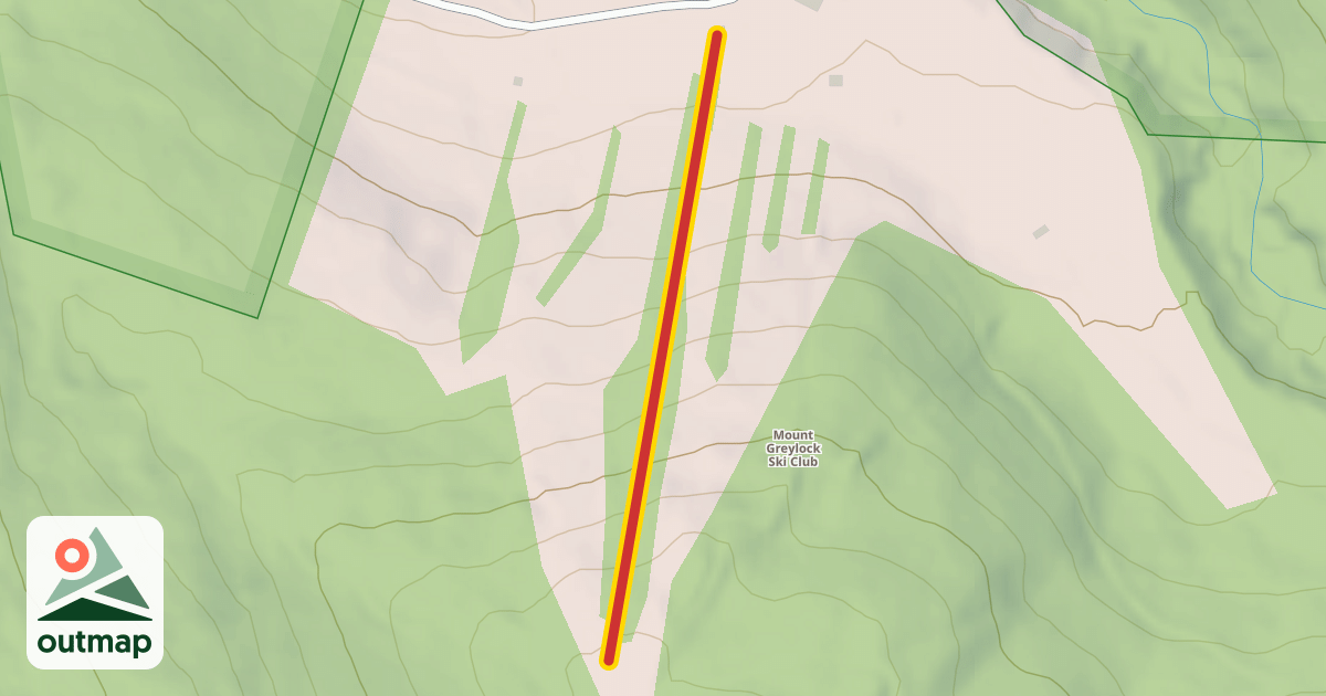 Map of Rope Tow 1