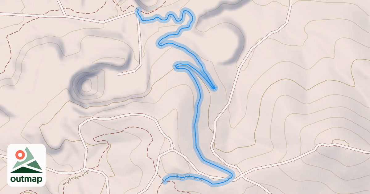 Map of Big Hole Loop