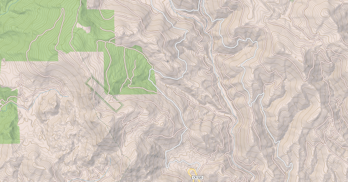 Map preview of USFS National Forest System Roads {7A16FC66-9DBF-4980-B8AE-5AACD12A680B}