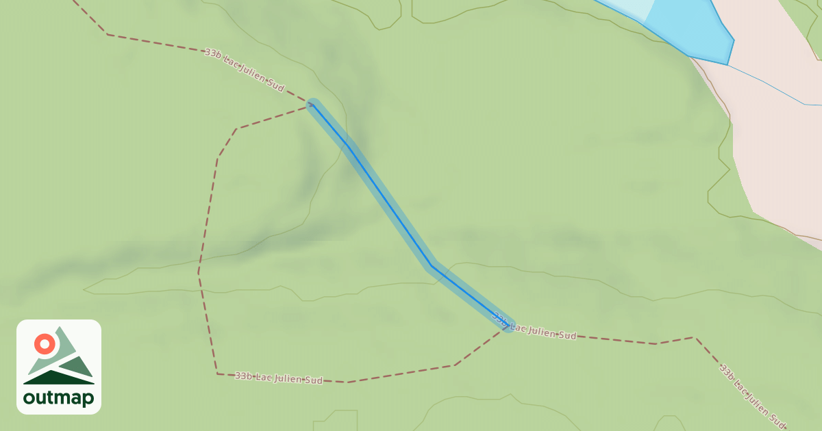 Map of 33b Lac Julien Sud