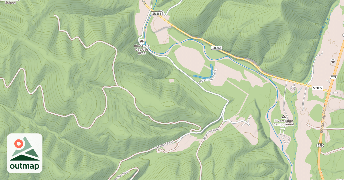 Map of GROVE HOLLOW