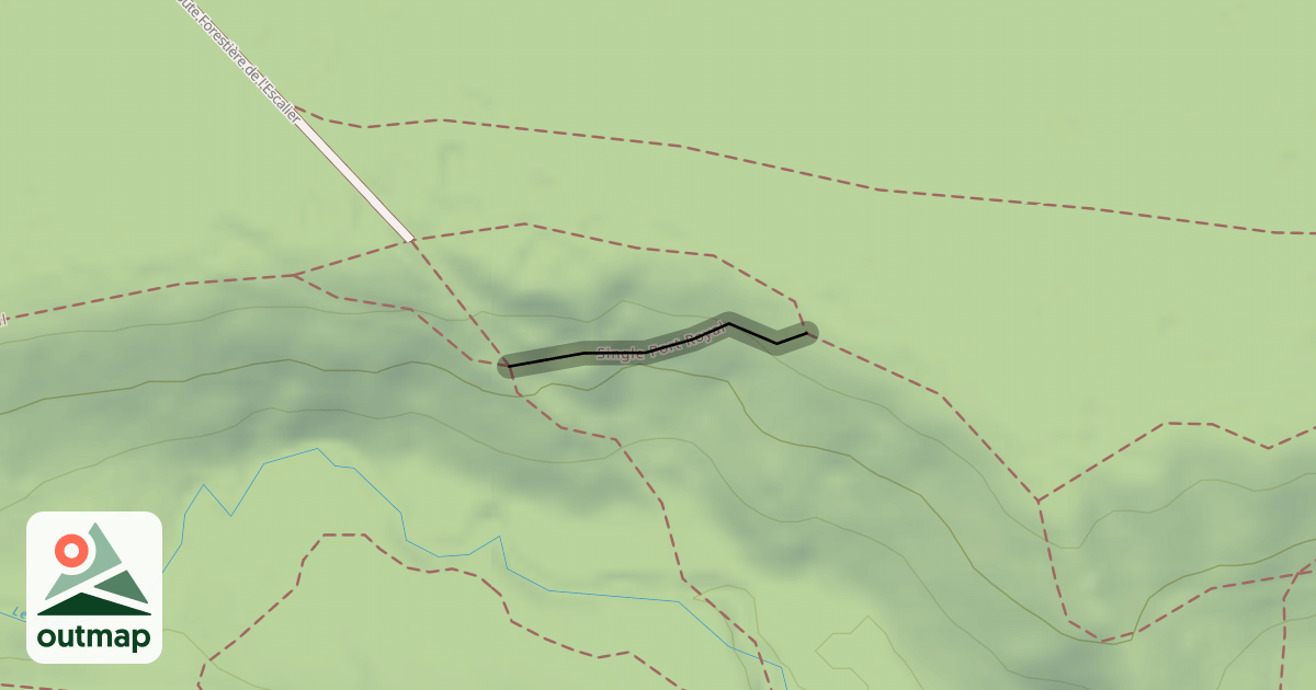 Map of Single Port Royal