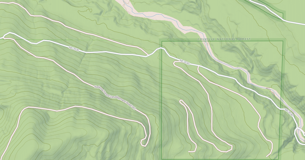 Map preview of NORTH FORK CALISPELL