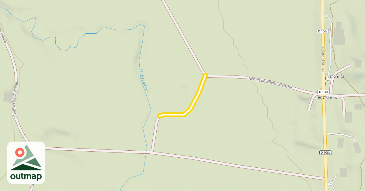 Map of Chemin de Boene Blanche