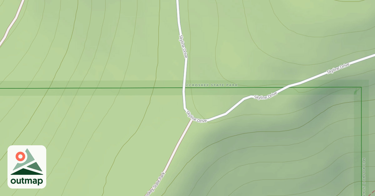 Map of SKYLINE DRIVE J