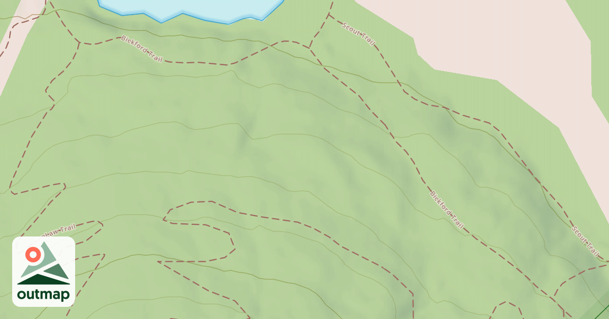 Map of Bickford Trail