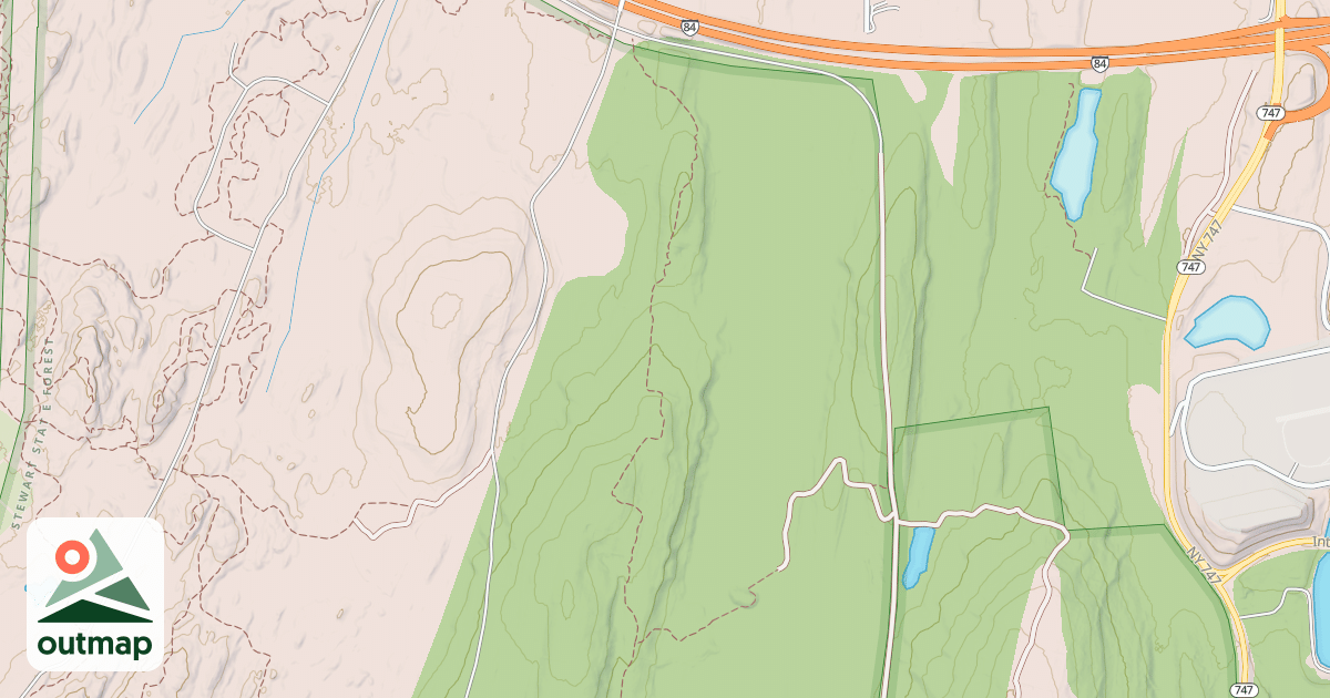 Map of Scofield Lane Trail
