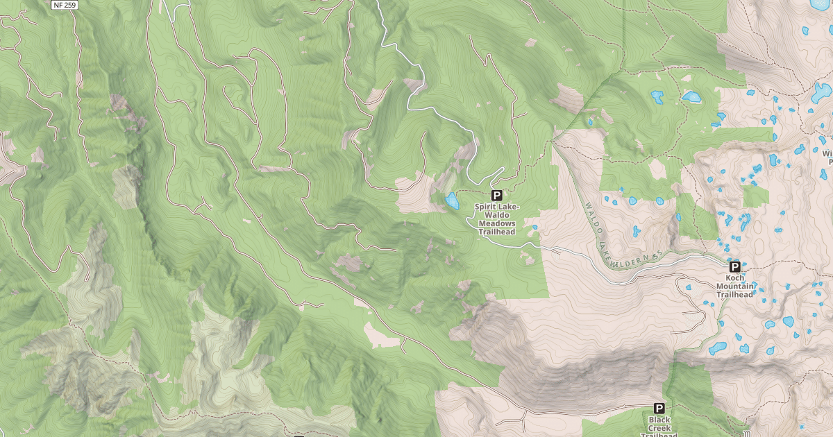 Map preview of BLACK CREEK