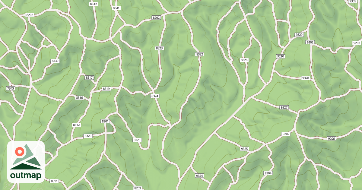 Map of USFS Motor Vehicle Use Map Trails 20019