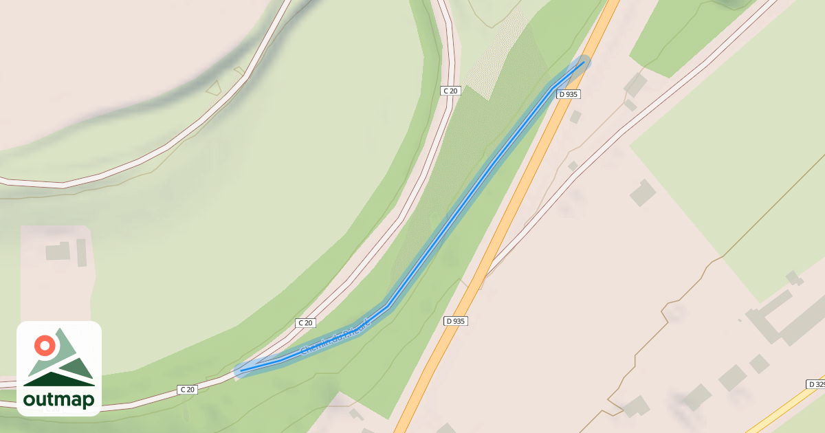 Map of Chemin du Prieuré