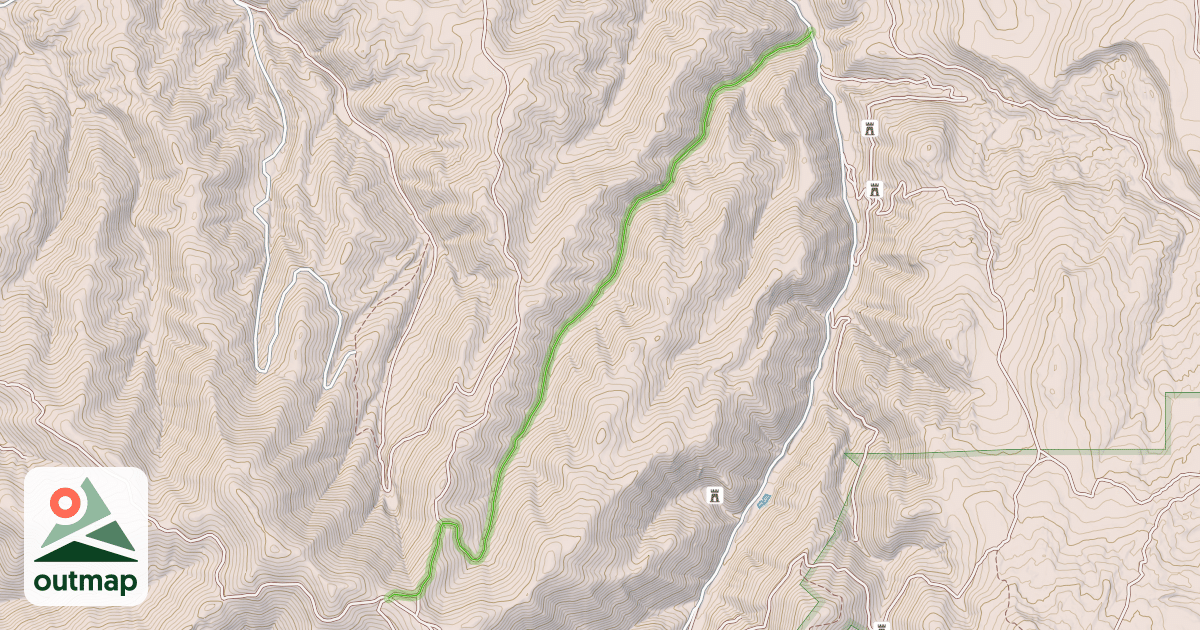 Map of Hungry Hollow Road