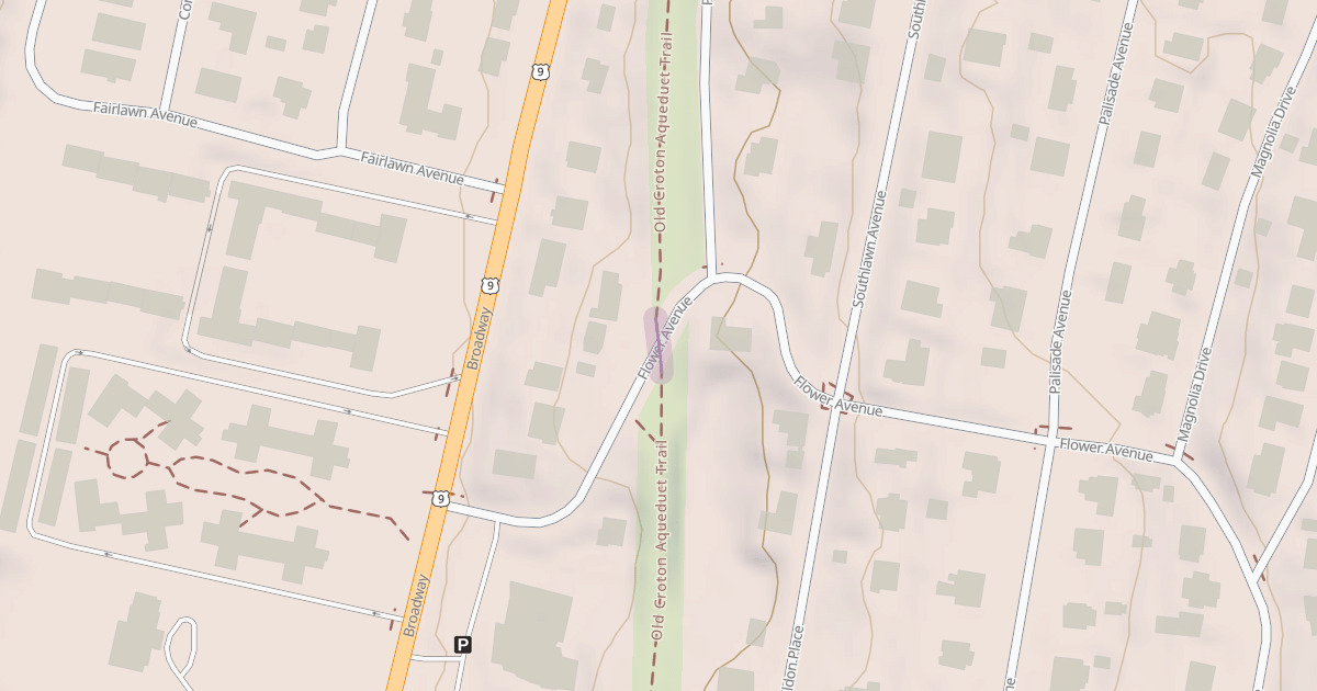 Map preview of Old Croton Aqueduct Trail