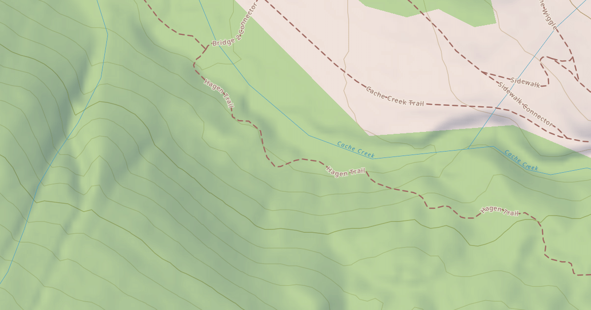 Map preview of Cache Creek Snow
