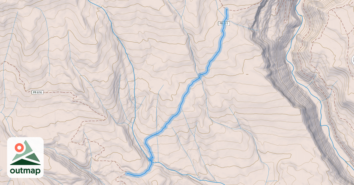 Map of Hoffheins Connection Trail