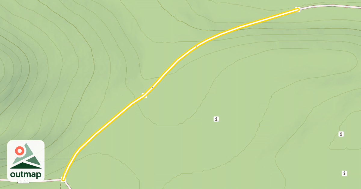 Map of Forest Road 4615-080
