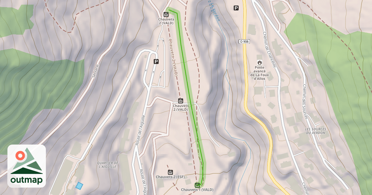 Map of Gentianes