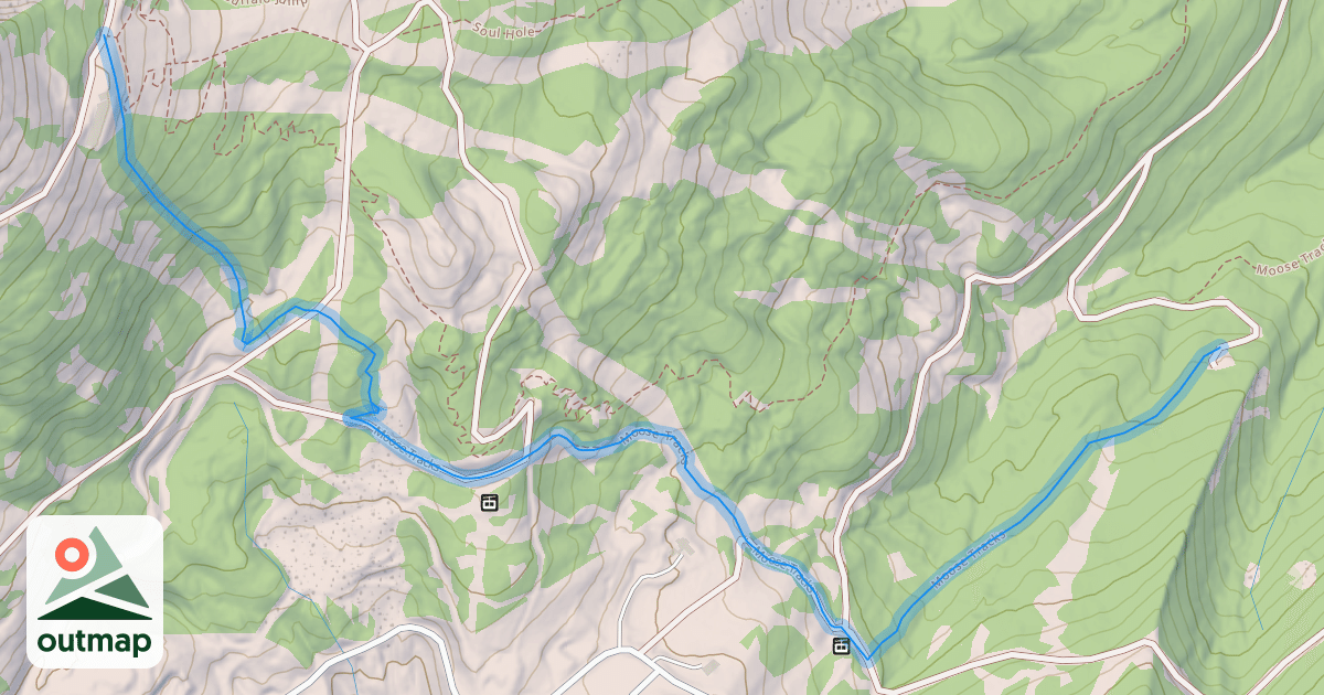 Map of Moose Tracks