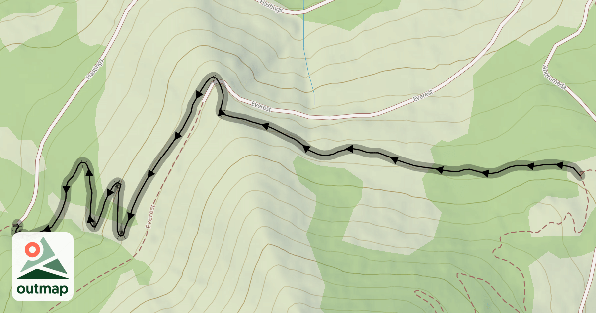 Map of Upper Mother Lode