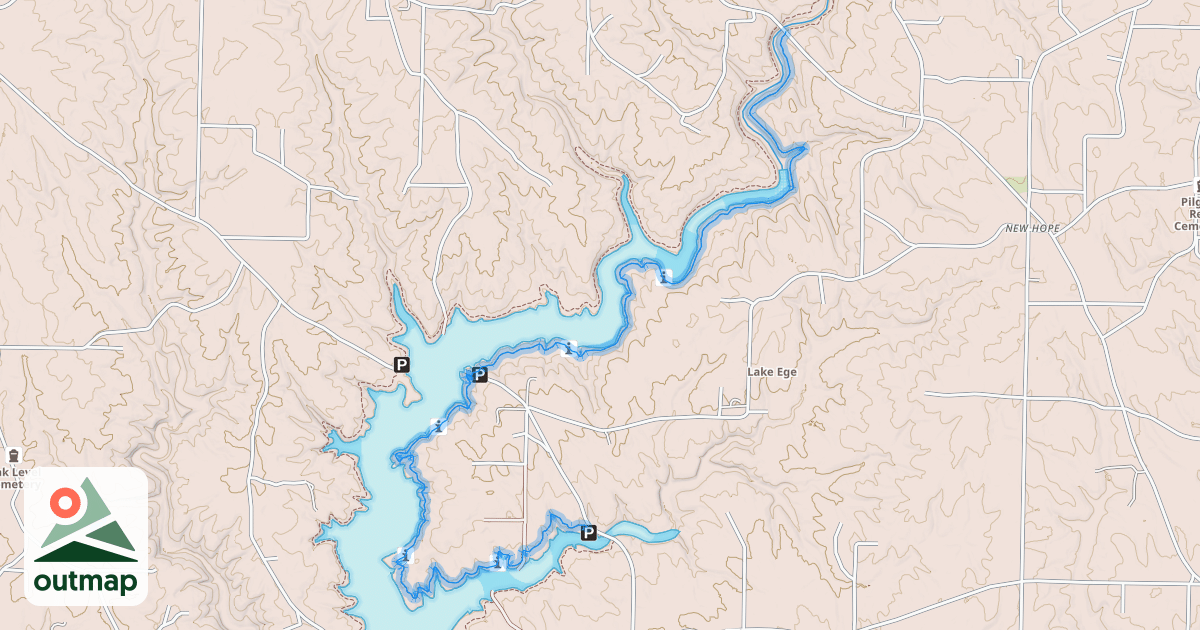 Map of East Side Trail