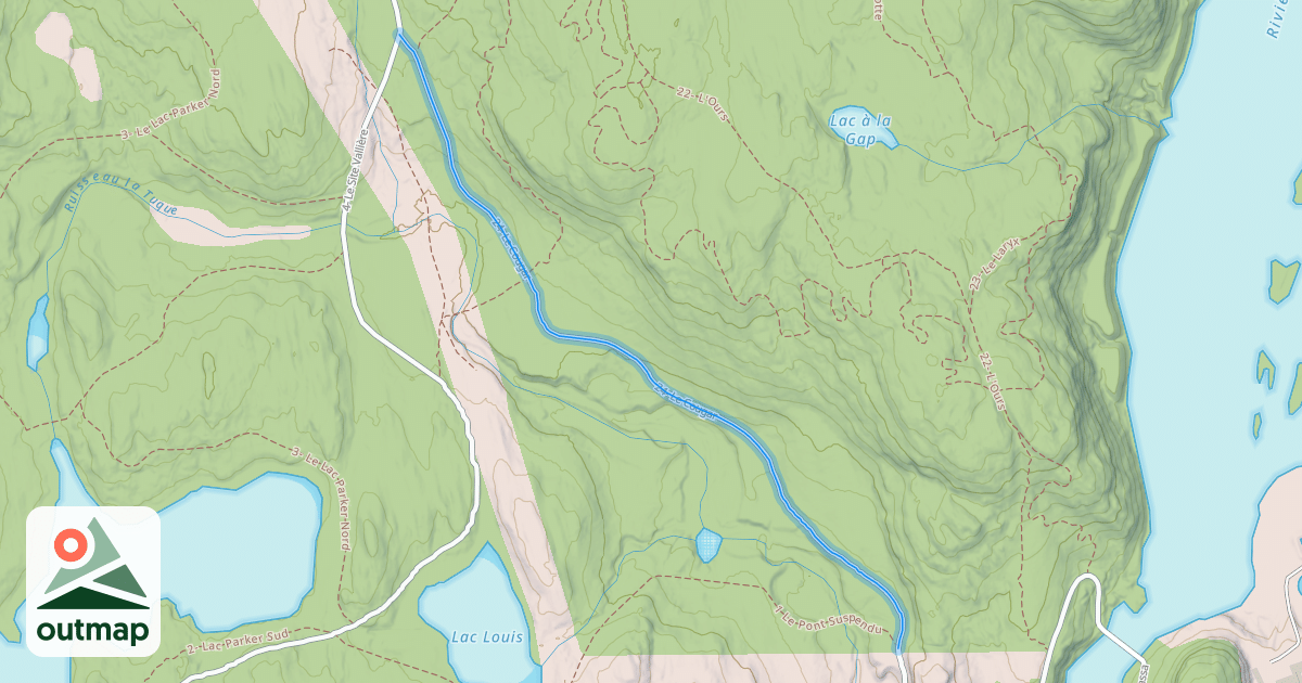 Map of 24- Le Cougar