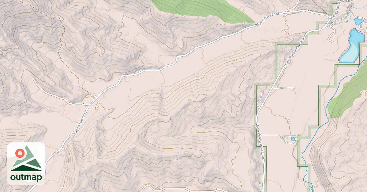 Map of KILGORE  CREEK