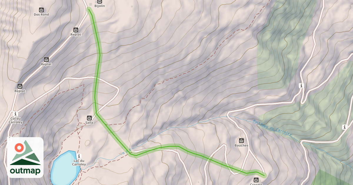 Map of Carroley