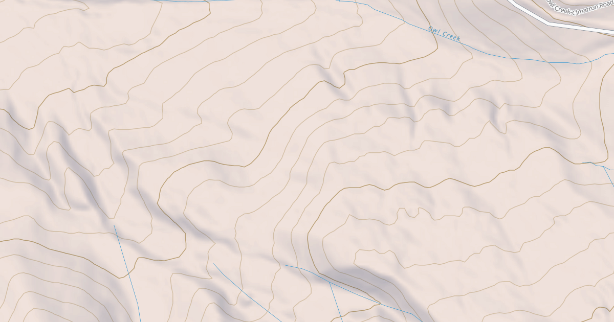 Map preview of Old Owl Creek Spur B