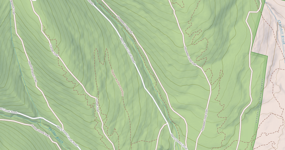Map preview of Lulu Brook Trail