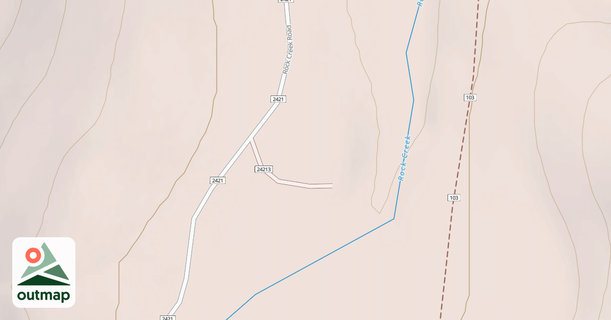 Map of DISPERSED CAMPSITE