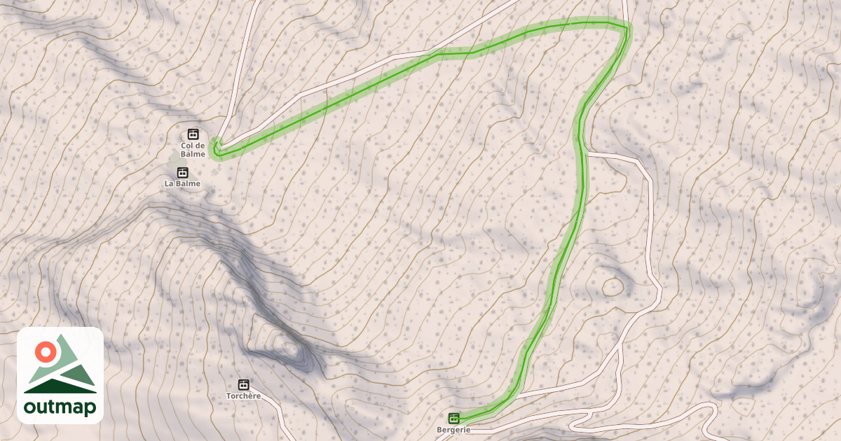 Map of Bérgerie