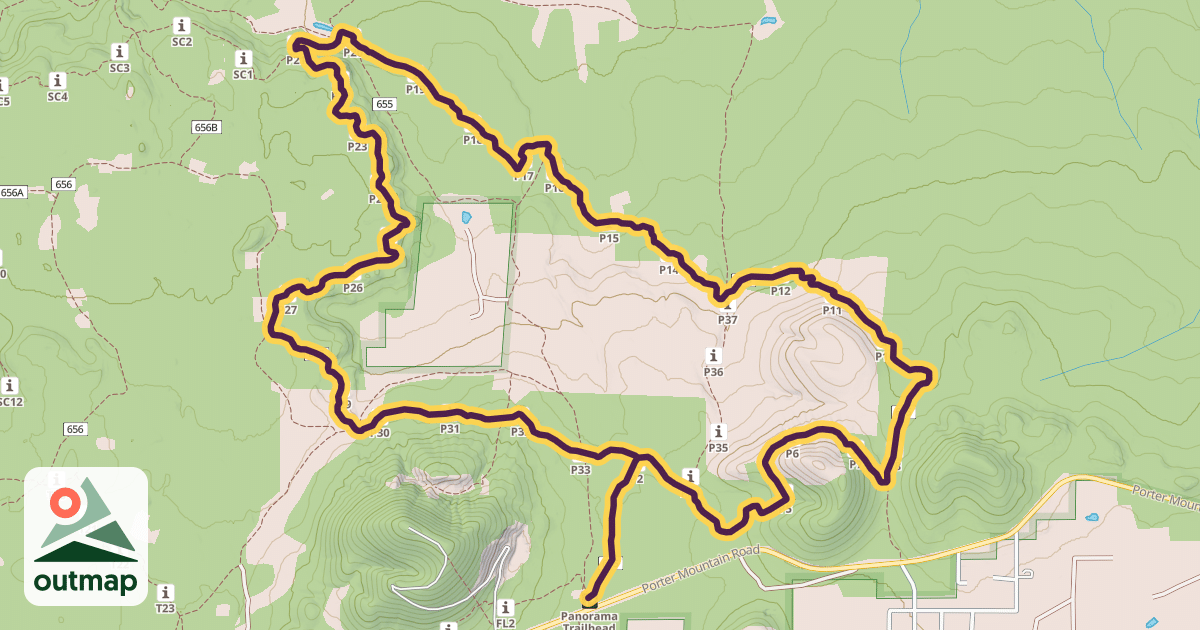 Map of Panorama Trail #635