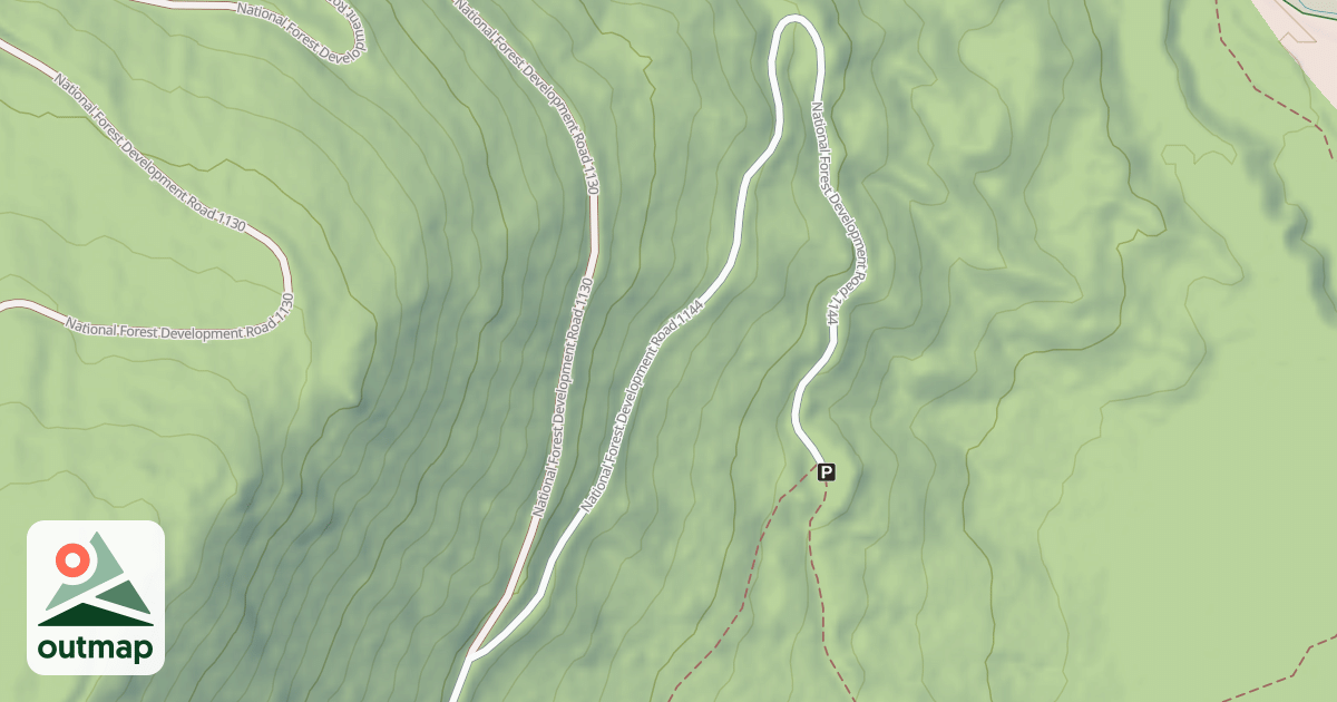 Map of FORMER RD 1144 NORTH