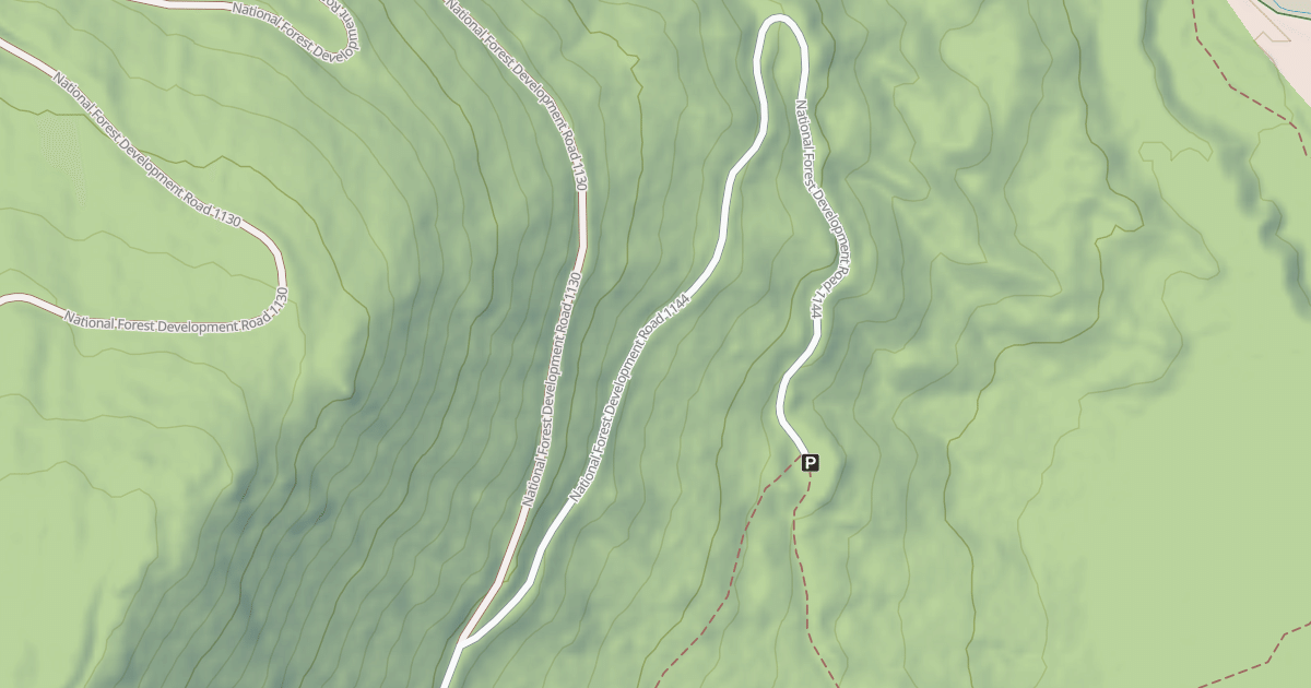 Map preview of FORMER RD 1144 NORTH