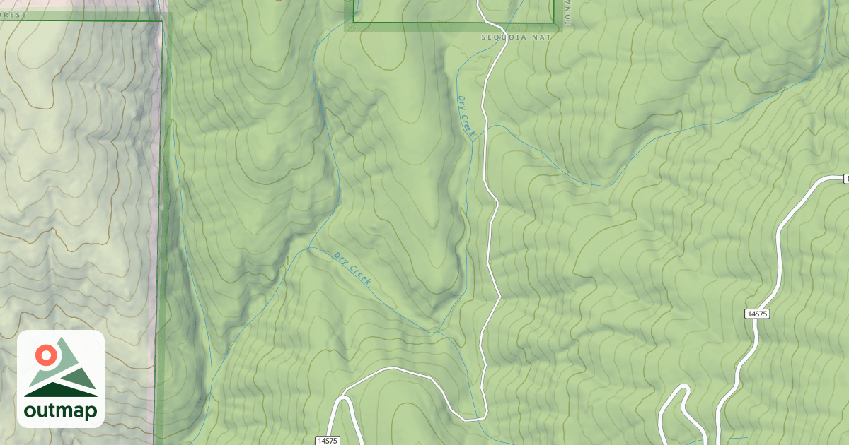 Map of DRY CREEK EAST