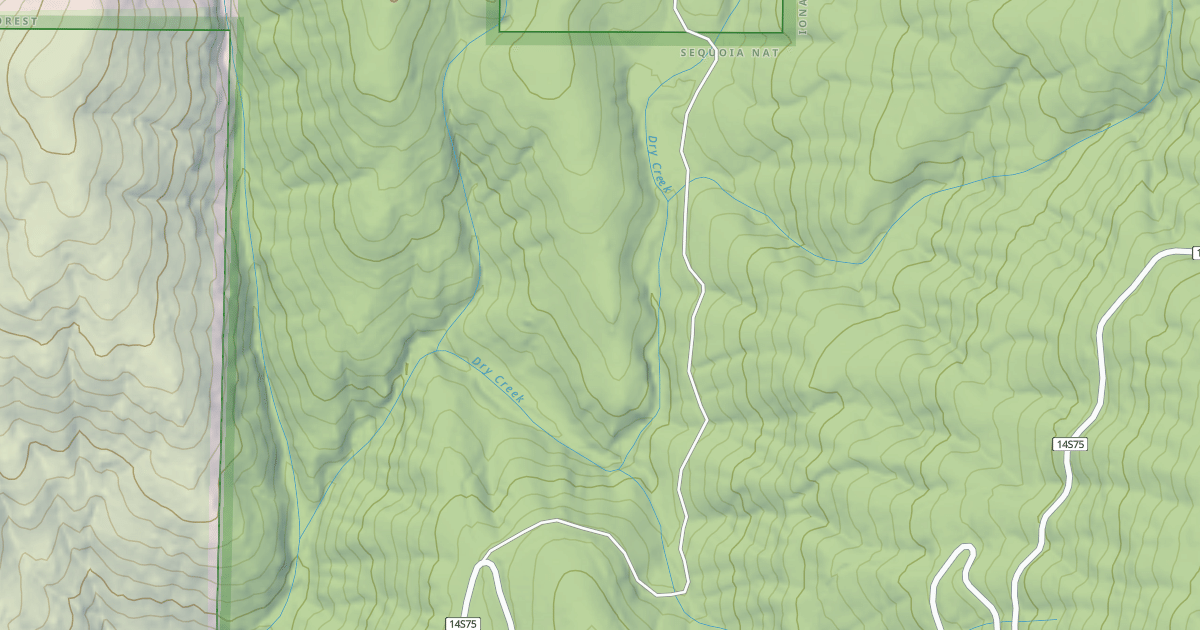 Map preview of DRY CREEK EAST