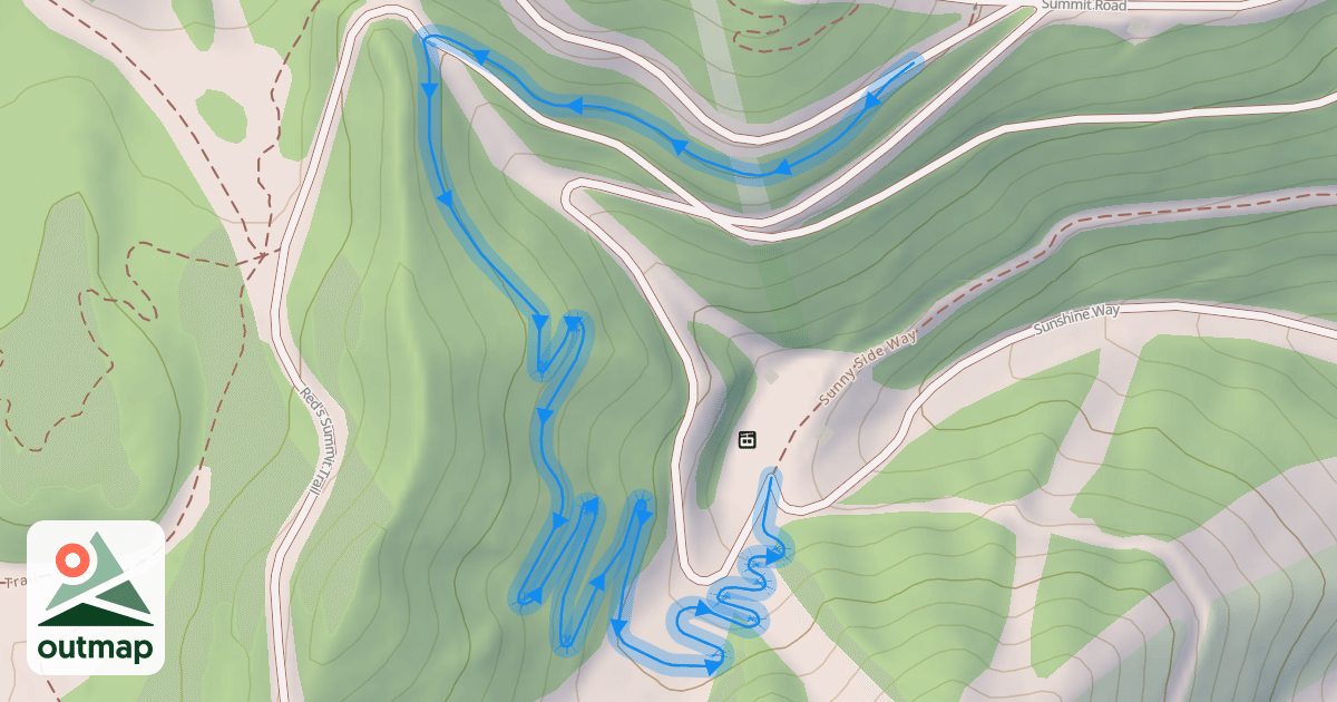 Map of Diamond Back Trail