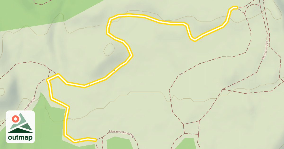 Map of Matanuska Loop
