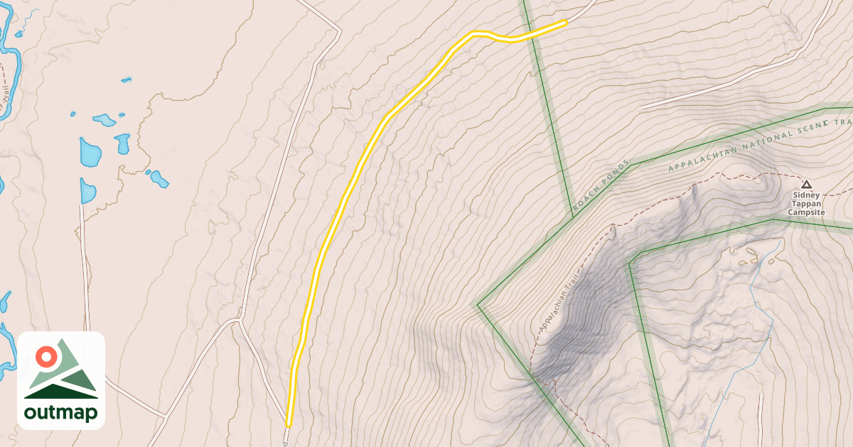 Map of East Side Trail