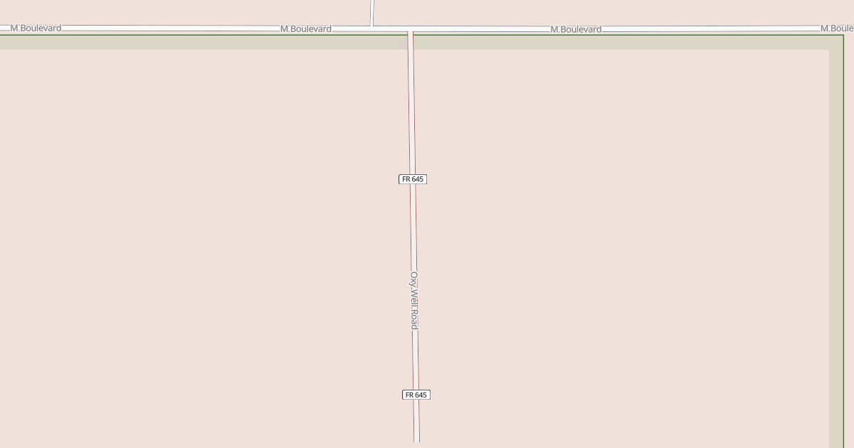 Map preview of OXY WELL