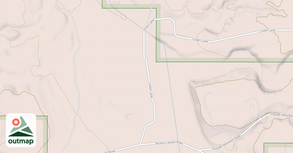 Map of COVERT LANE
