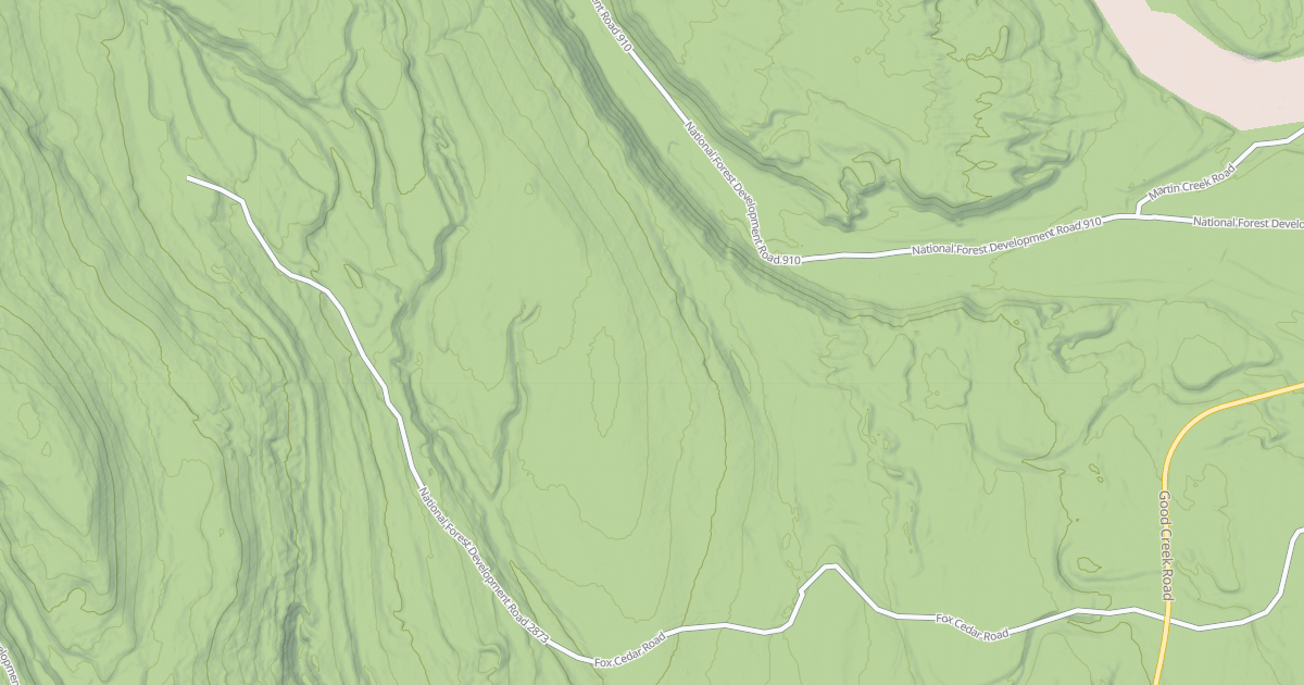 Map preview of FOX CEDAR