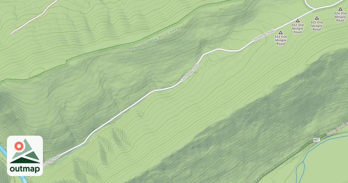Map of Bald Eagle State Forest Snowmobile Trails