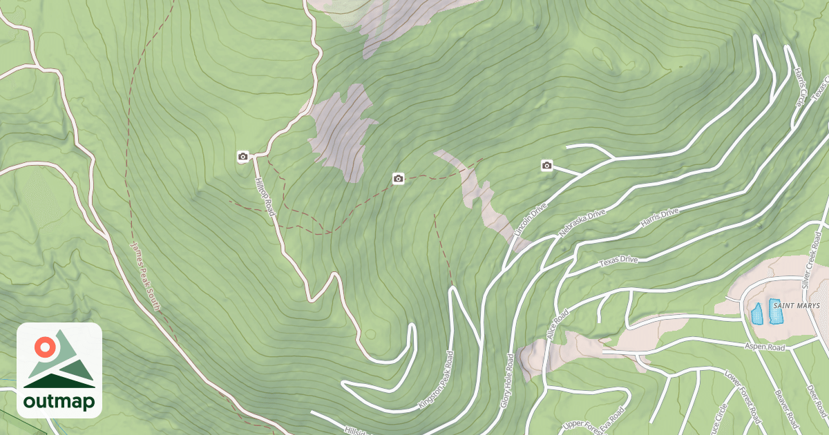 Map of KINGSTON PEAK