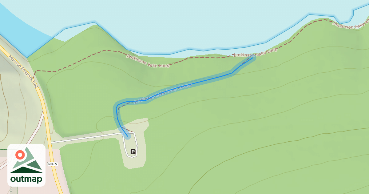 Map of Jenkinson Lake Loop Access