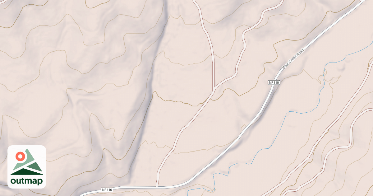 Map of BIG BEAR SPUR