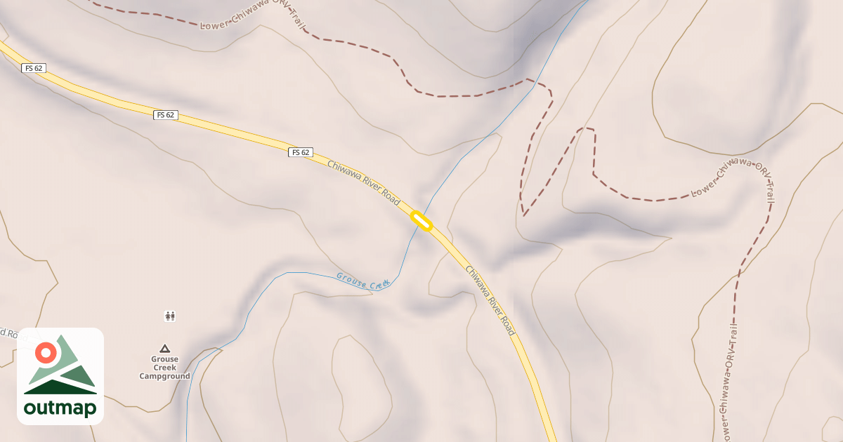 Map of Chiwawa River Road