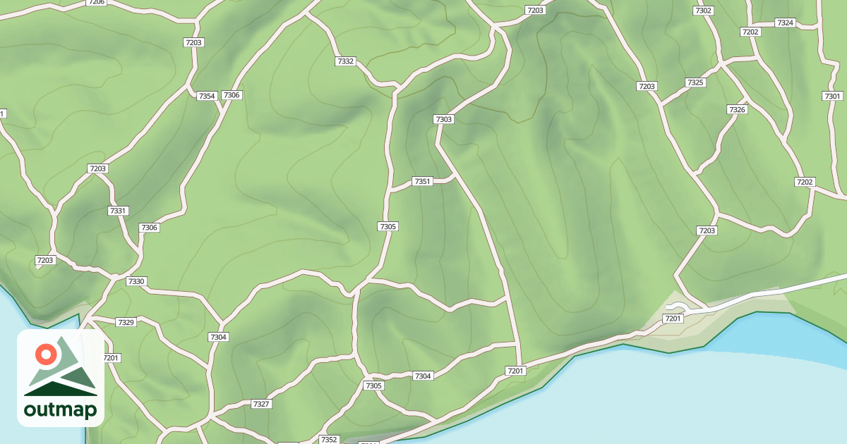 Map of USFS Motor Vehicle Use Map Trails 19849