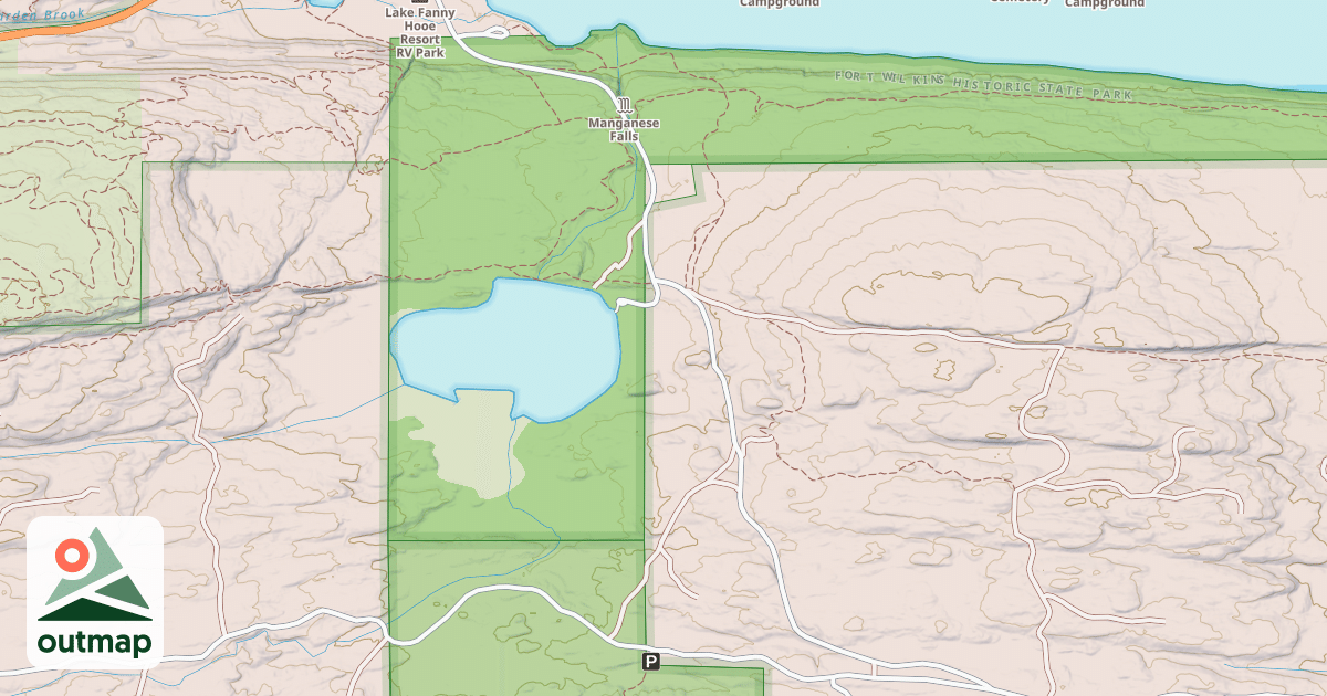 Map of Keweenaw State Trail