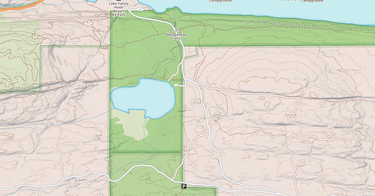 Map preview of Keweenaw State Trail