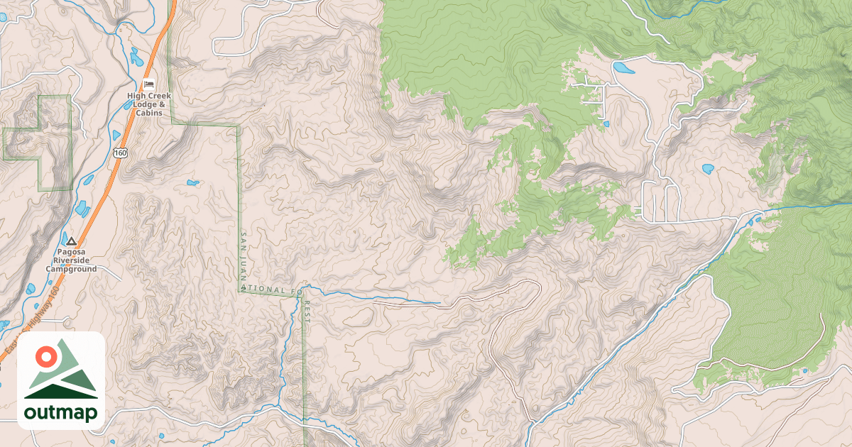 Map of WILLOW DRAW